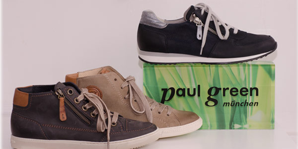 paul green black sneakers