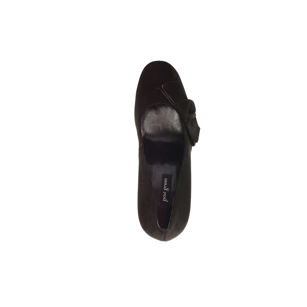 Paul Green : Block Heel Shoe with Bow - jojo Boutique
