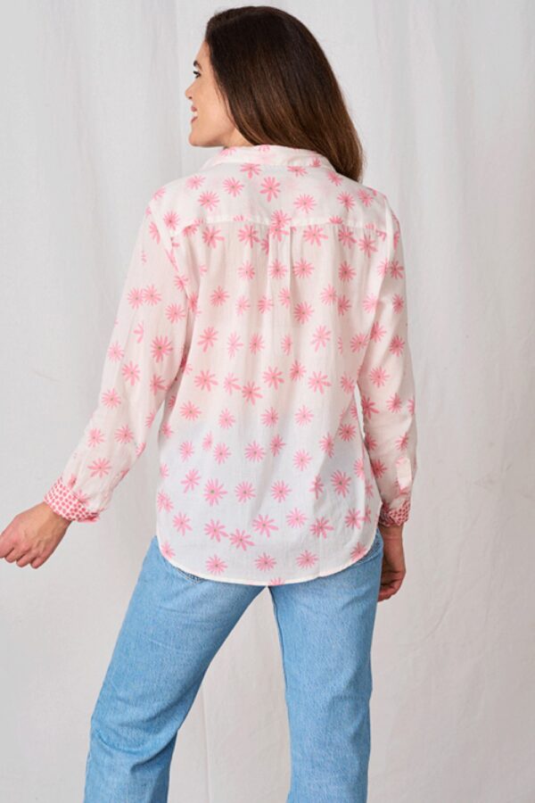 Amalfi Pink cotton shirt luella1