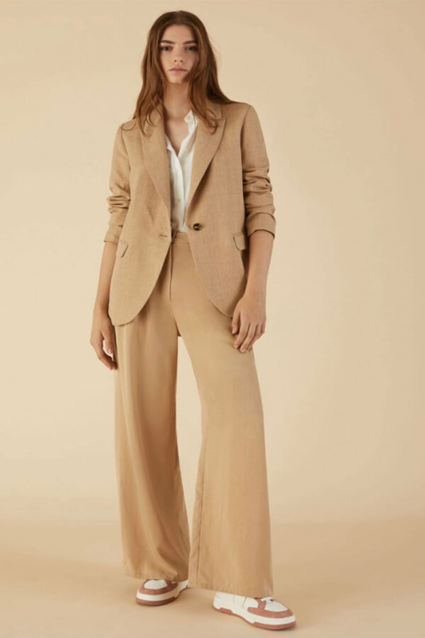 EMME beige classic blazer