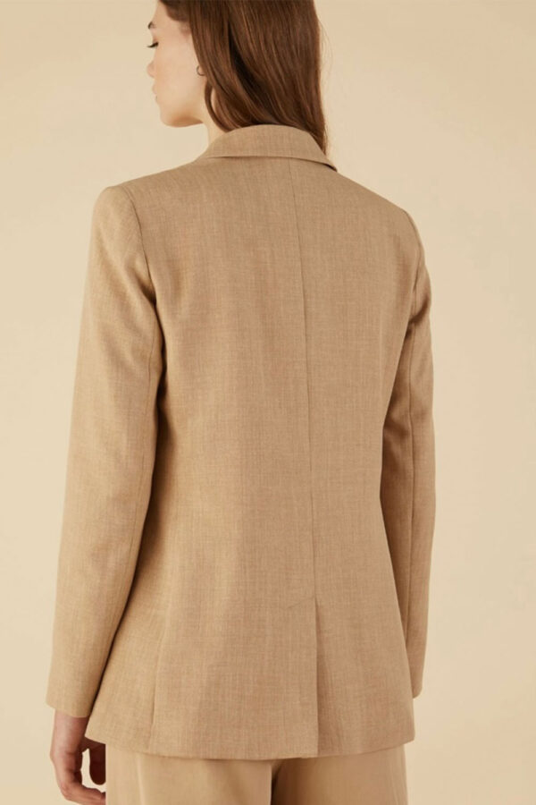 EMME beige classic lightweight blazer