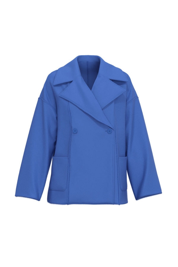 EMME blue relaxed jacket 5081023502004