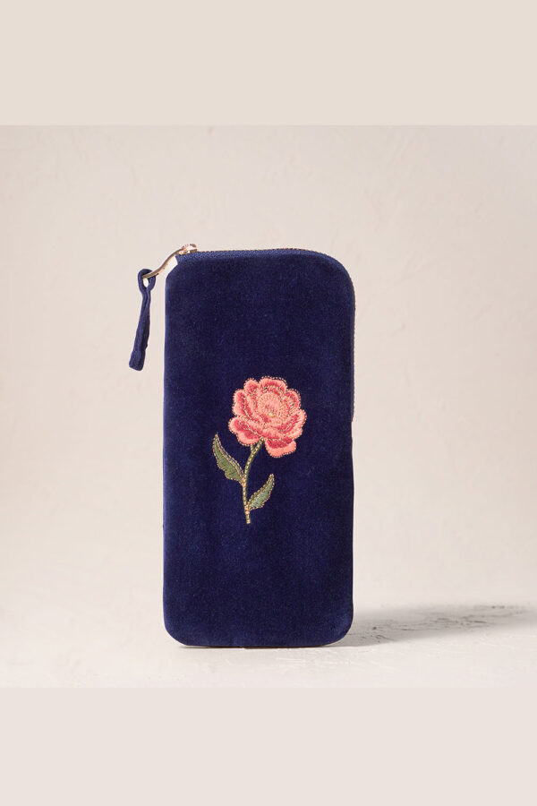 ES rose glasses case
