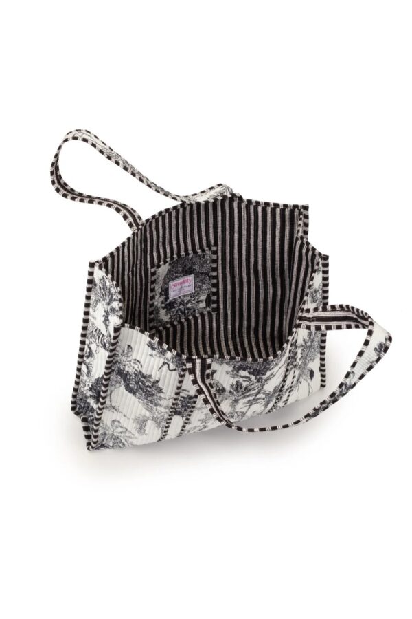 Elie Beaumont serendipity Cotton tote crane Print2