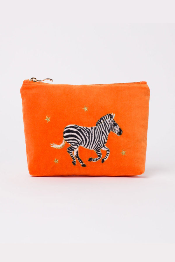 Elizabeth Scarlett Zebra mini pouch