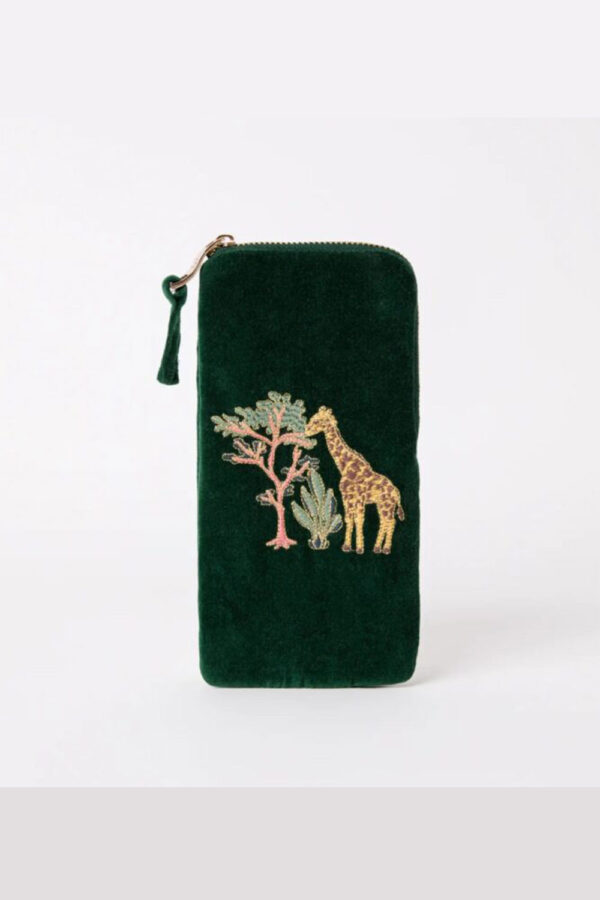 Elizabeth scarlett giraffe glasses case