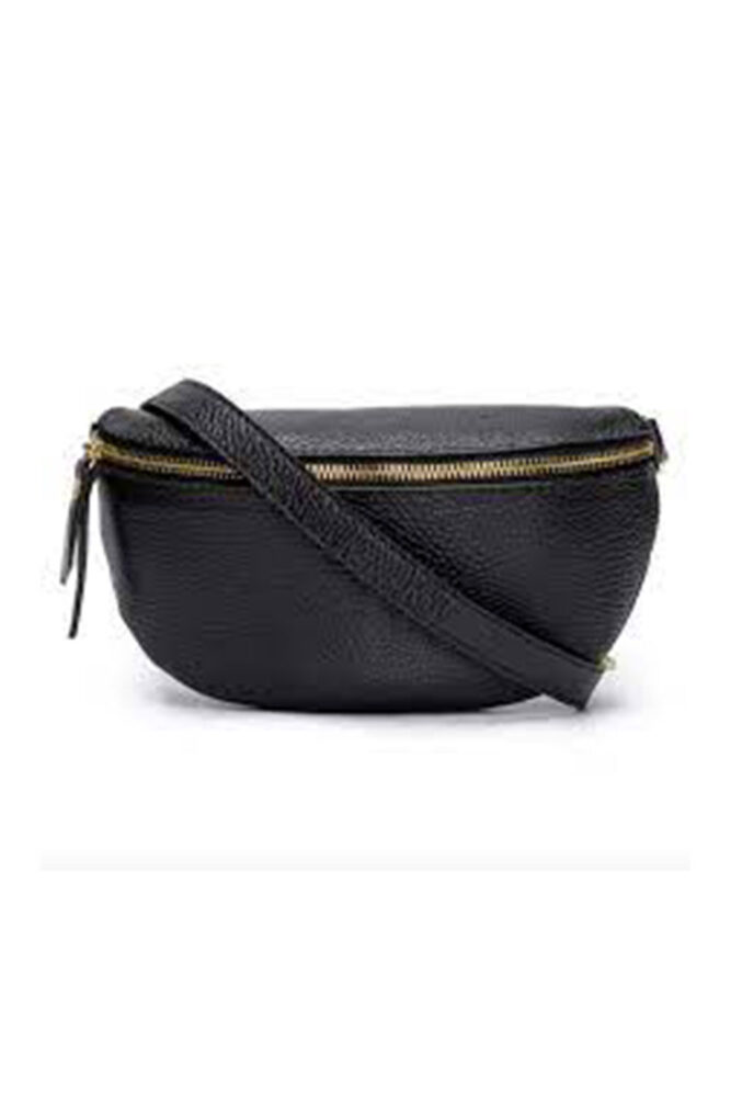 Ellie Beaumont Black Leather Sling bag