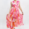 Goa Stephanie Pink Wave dress