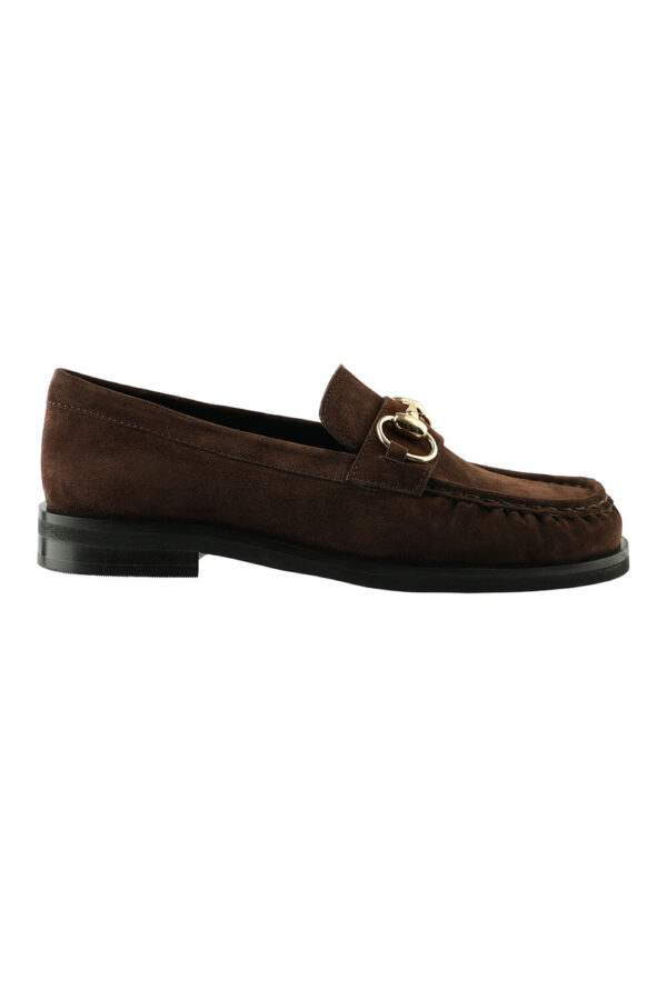 HOGL brown suede loafer