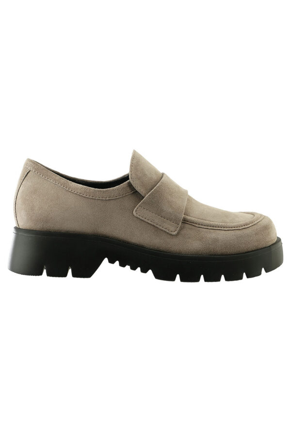 HOGL taupe chunky loafer