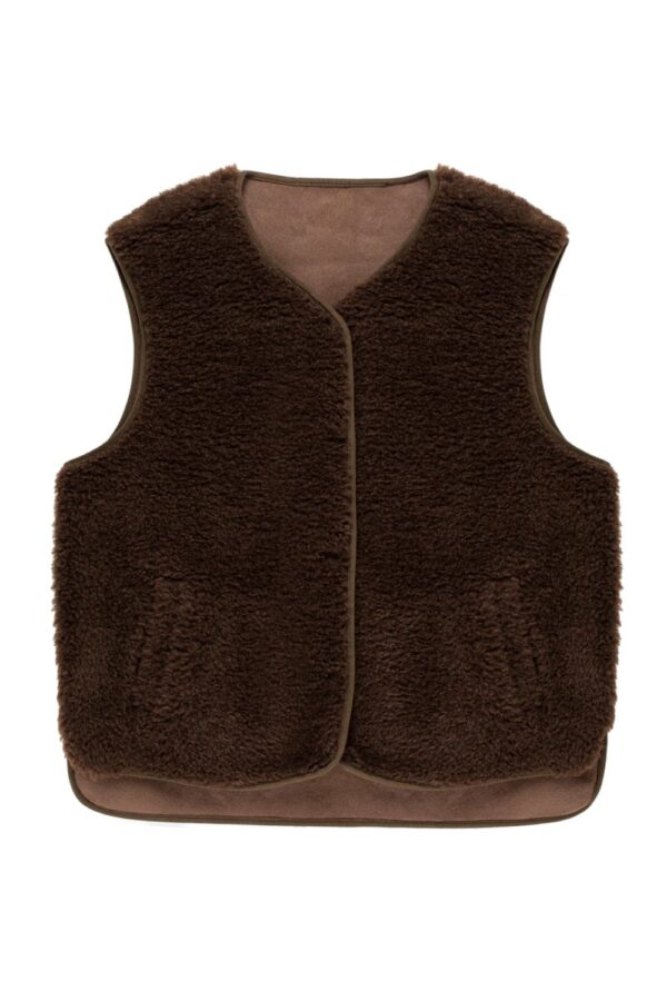 Helen Moore sport gillet walnut2