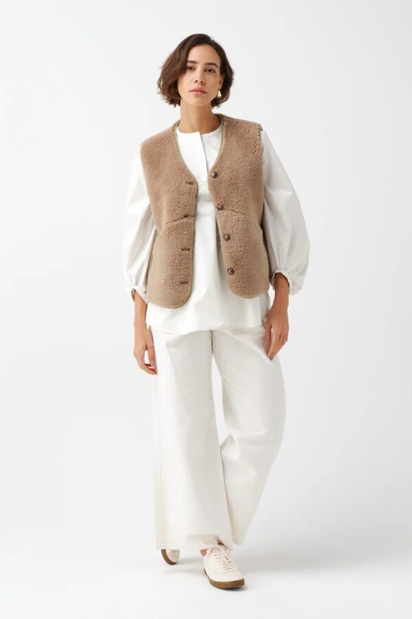 Helen moore Country Gilet Pecan