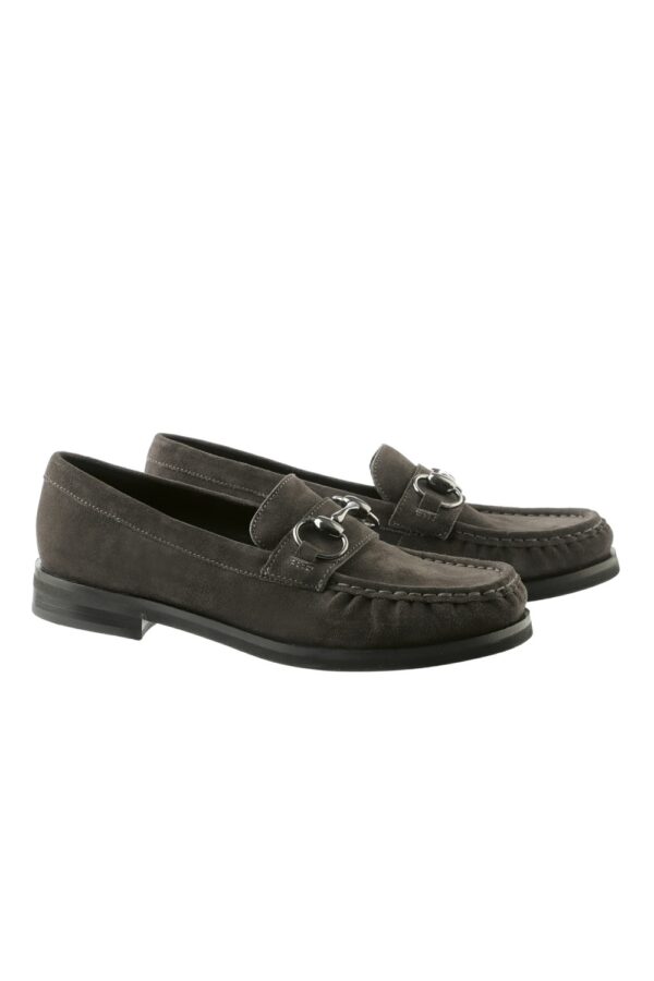 Högl 0 10 1412 grey suede loafer