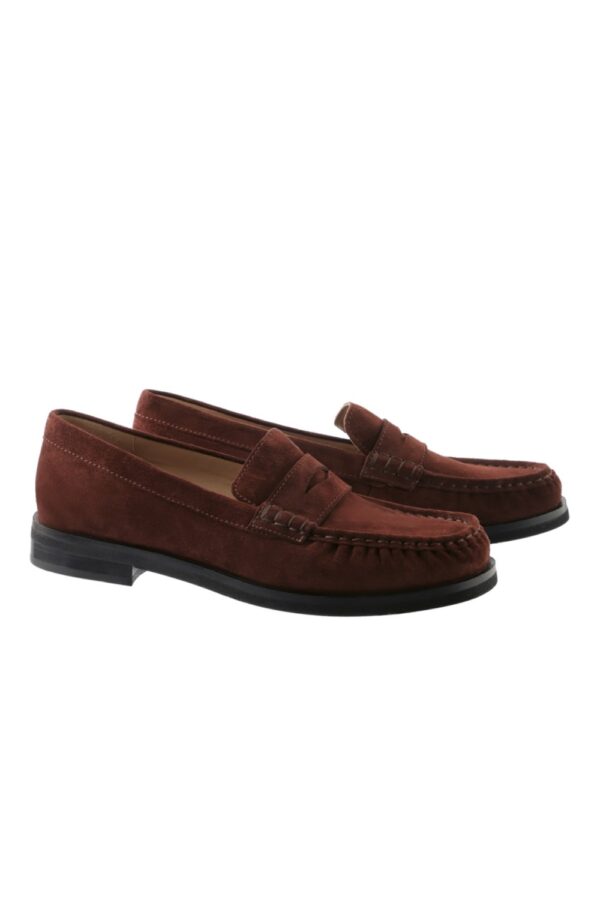 Högl 0 101402 maroon loafers