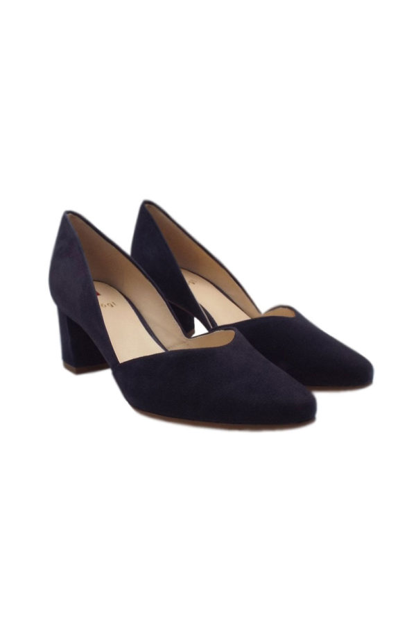 Hogl Navy suede courts