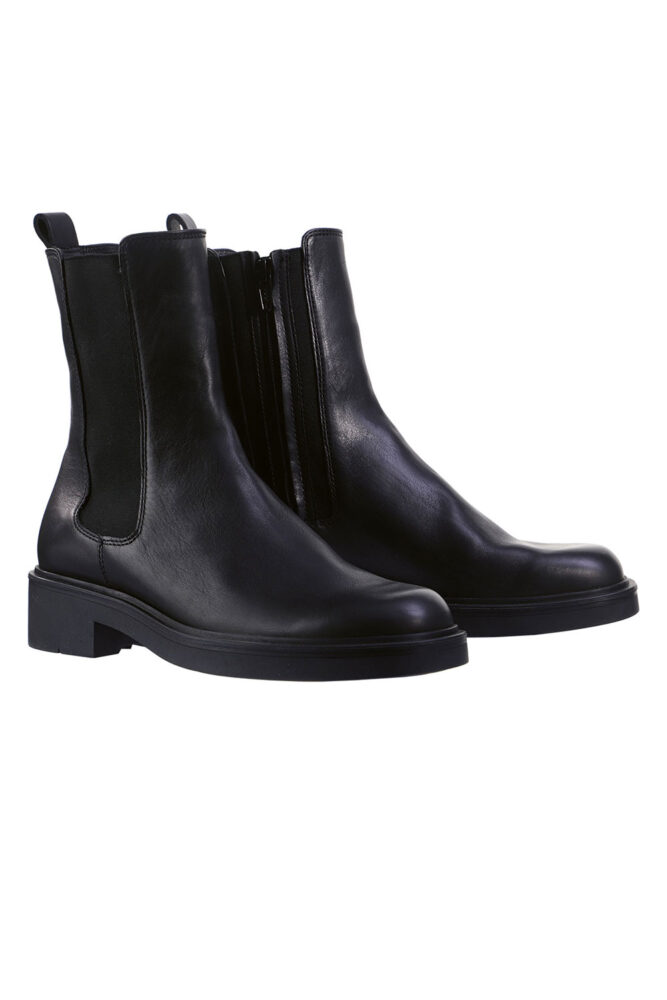 Hogl black leather chelsea boot