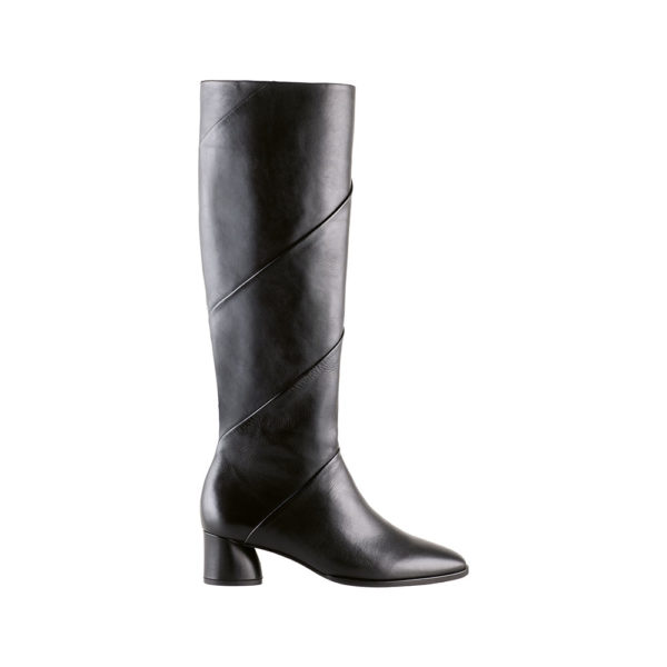 Hogl black leather knee length boot 2 104653