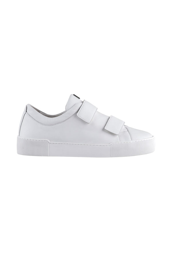 Hogl white leather trainer 3 103630 0200