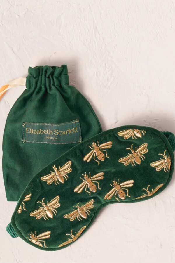 Honey Bee Forest Velvet Eye Mask elizabeth scarlett