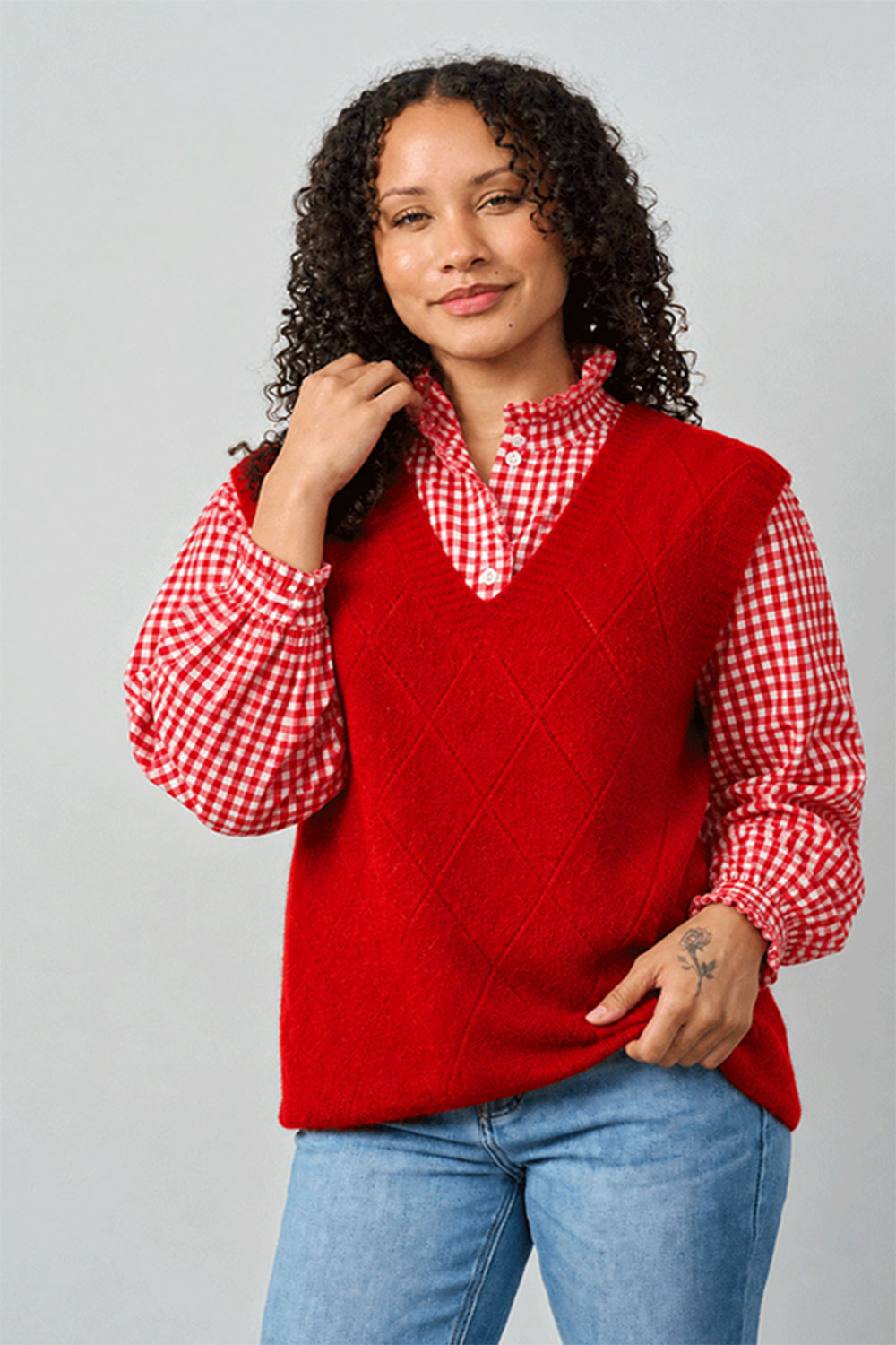 Luella Alloa red knit