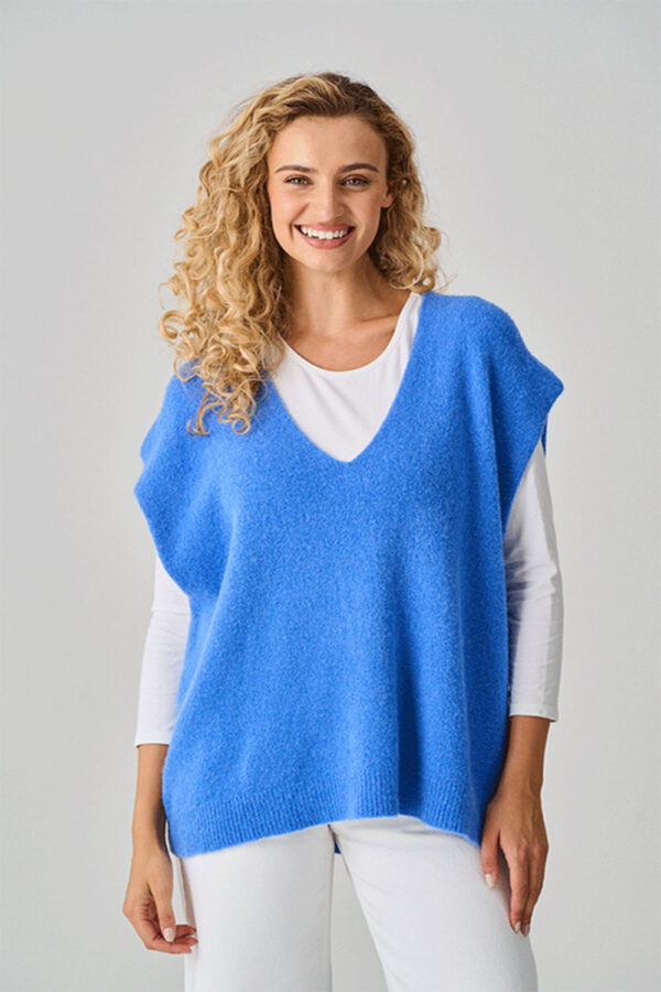 Luella Blue Tilly V neck tank