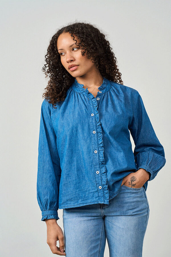 Luella Denim Brora blouse