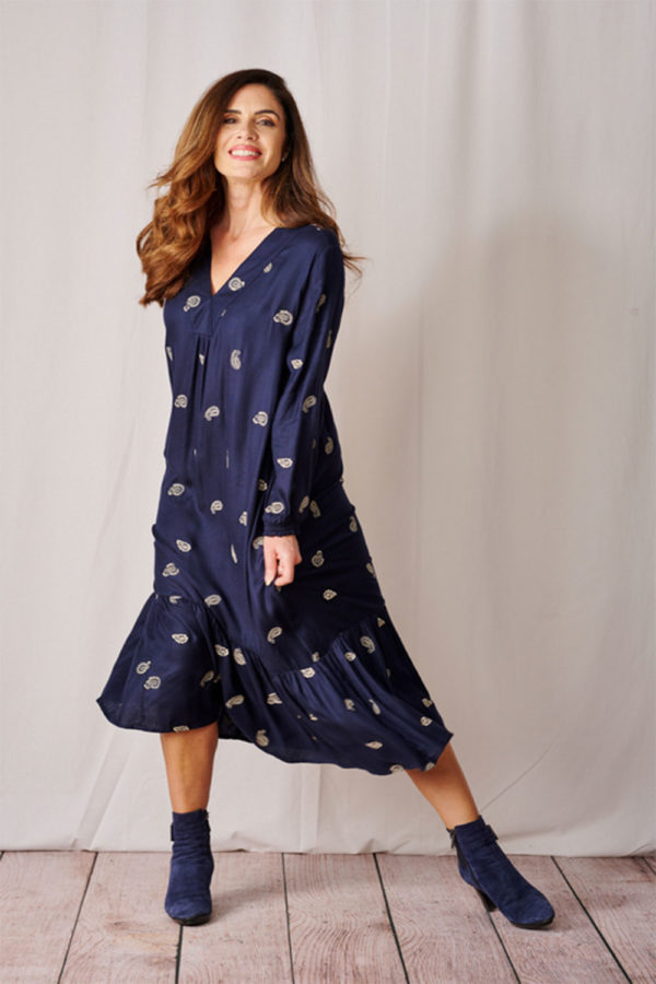 Luella Navy Blue Belle dress