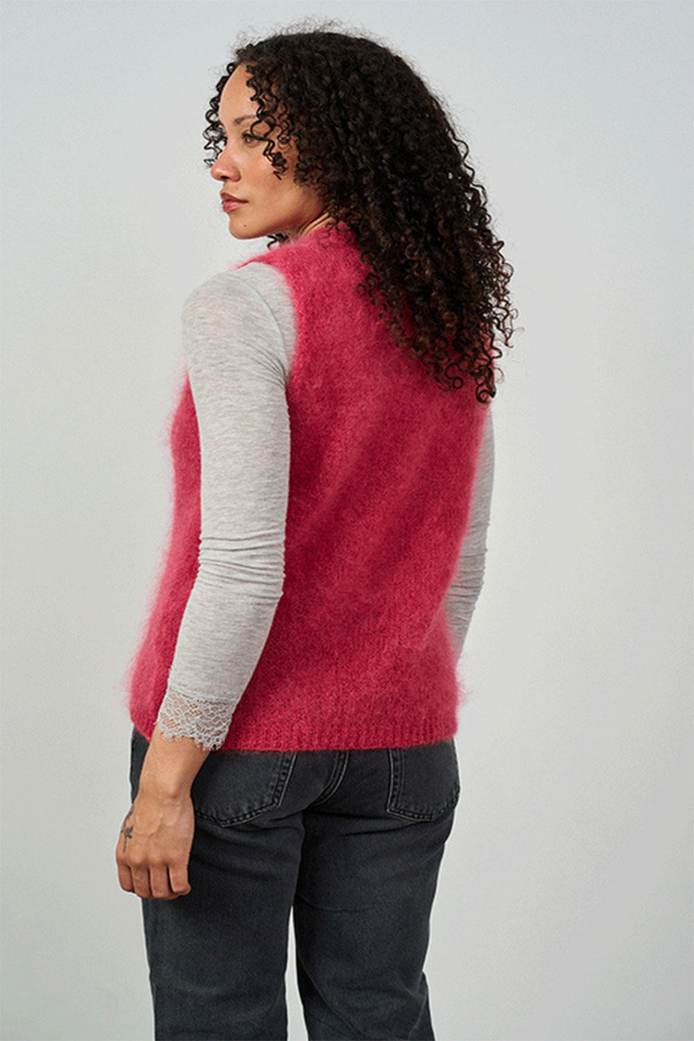 Luella Perth Pink Mohair Tank