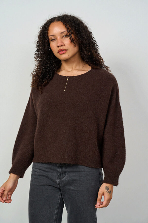 Luella Plocton chocolate Mohair