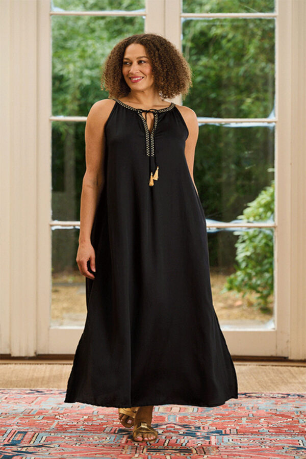 Luella black roma dress