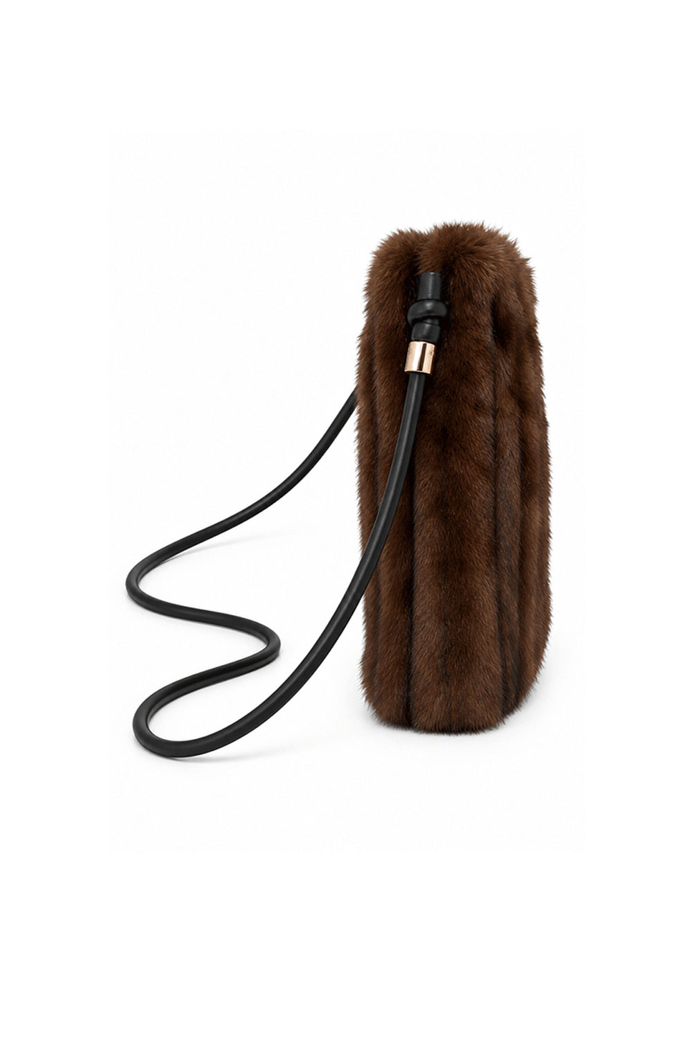 Luella brown faux fur cross body