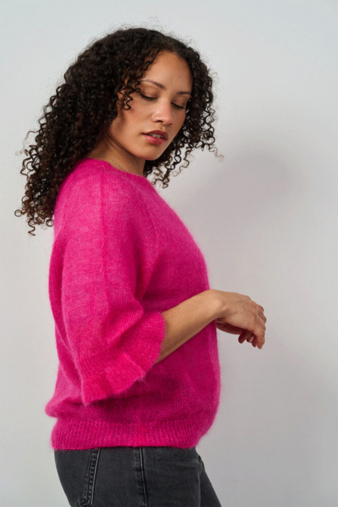 Luella super fine mohair pink jumper
