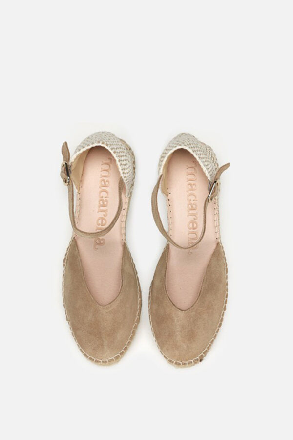 Macarena Java22 Espadrille taupe top