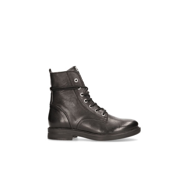 Maruti Anabela Black Leather boot 66.1457.02