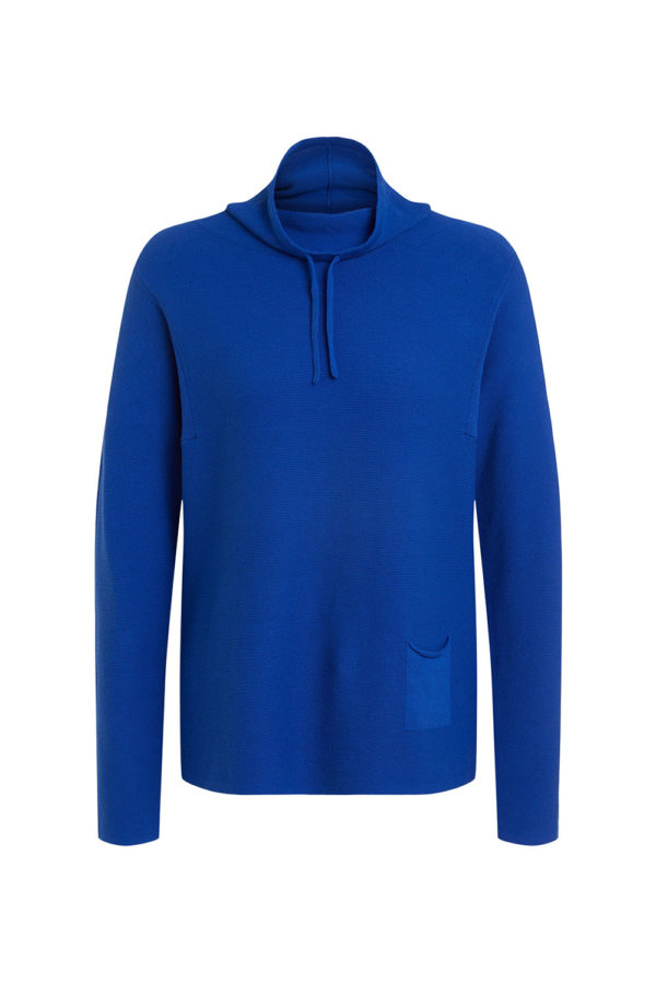 Oui Colbot blue sweater 73825