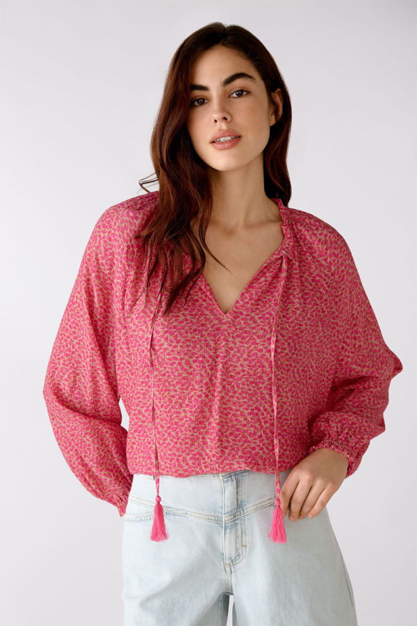 Oui pink blouse 76306