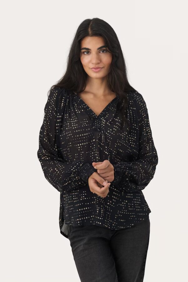 Part two tennie navy blouse