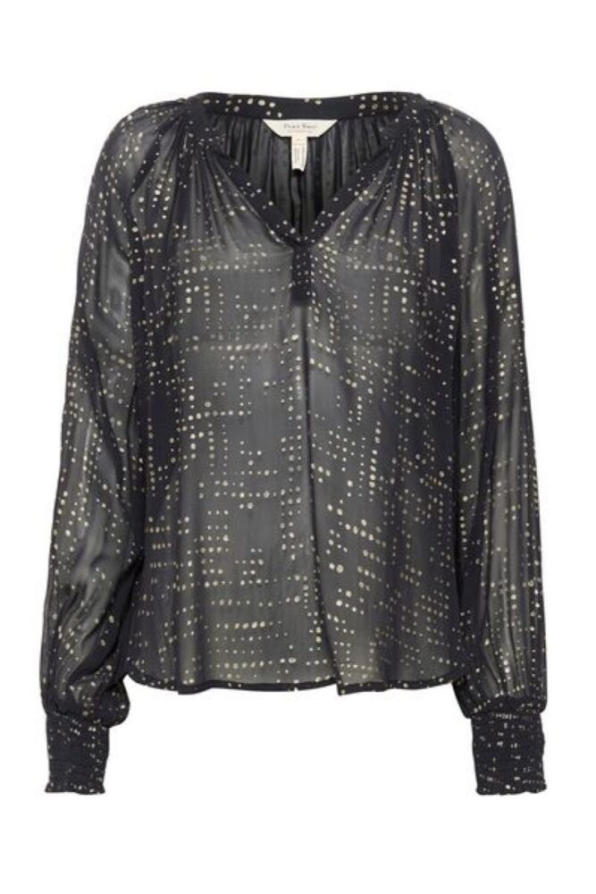 Part two tennie navy blouse2