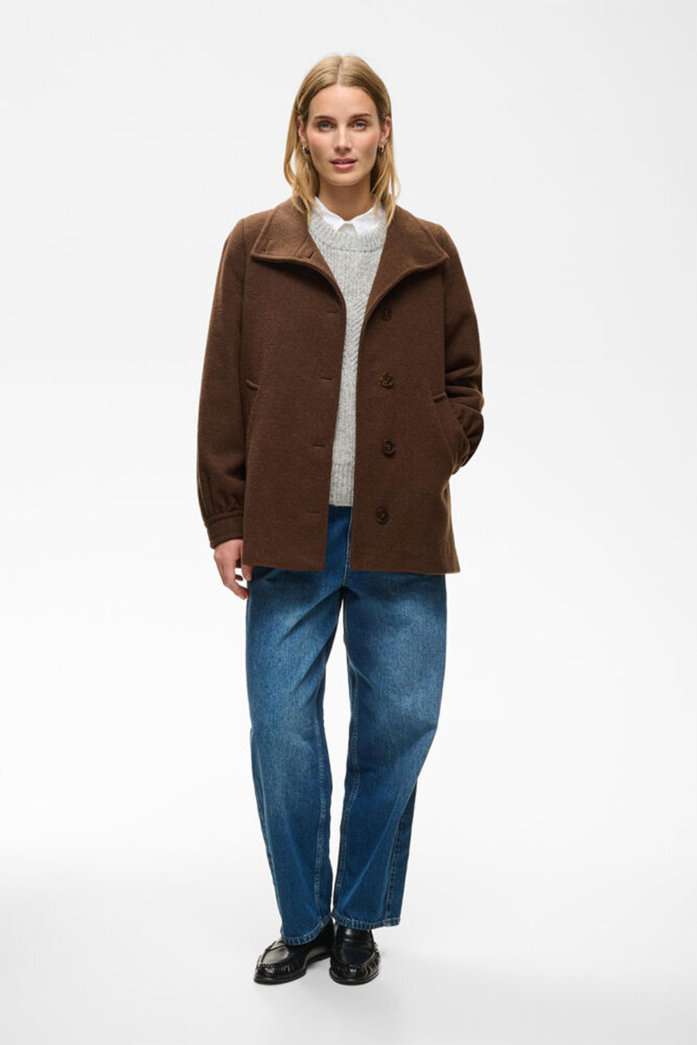 PartTwo Cecilia brown short coat