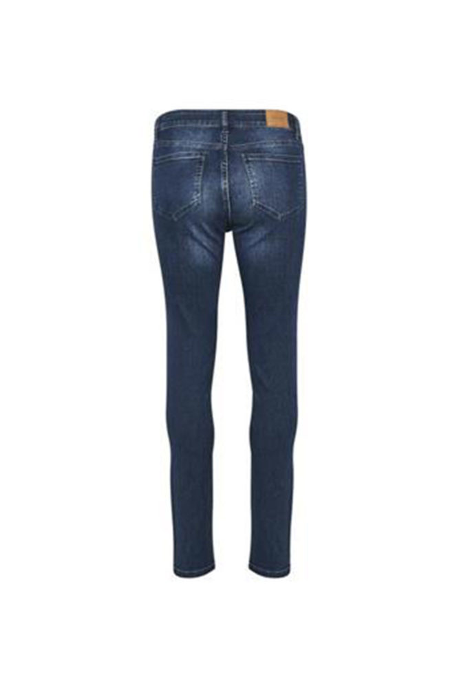 PartTwo Dark Denim High Waist Slim Leg Back Pocket Alice Jeans 30305153