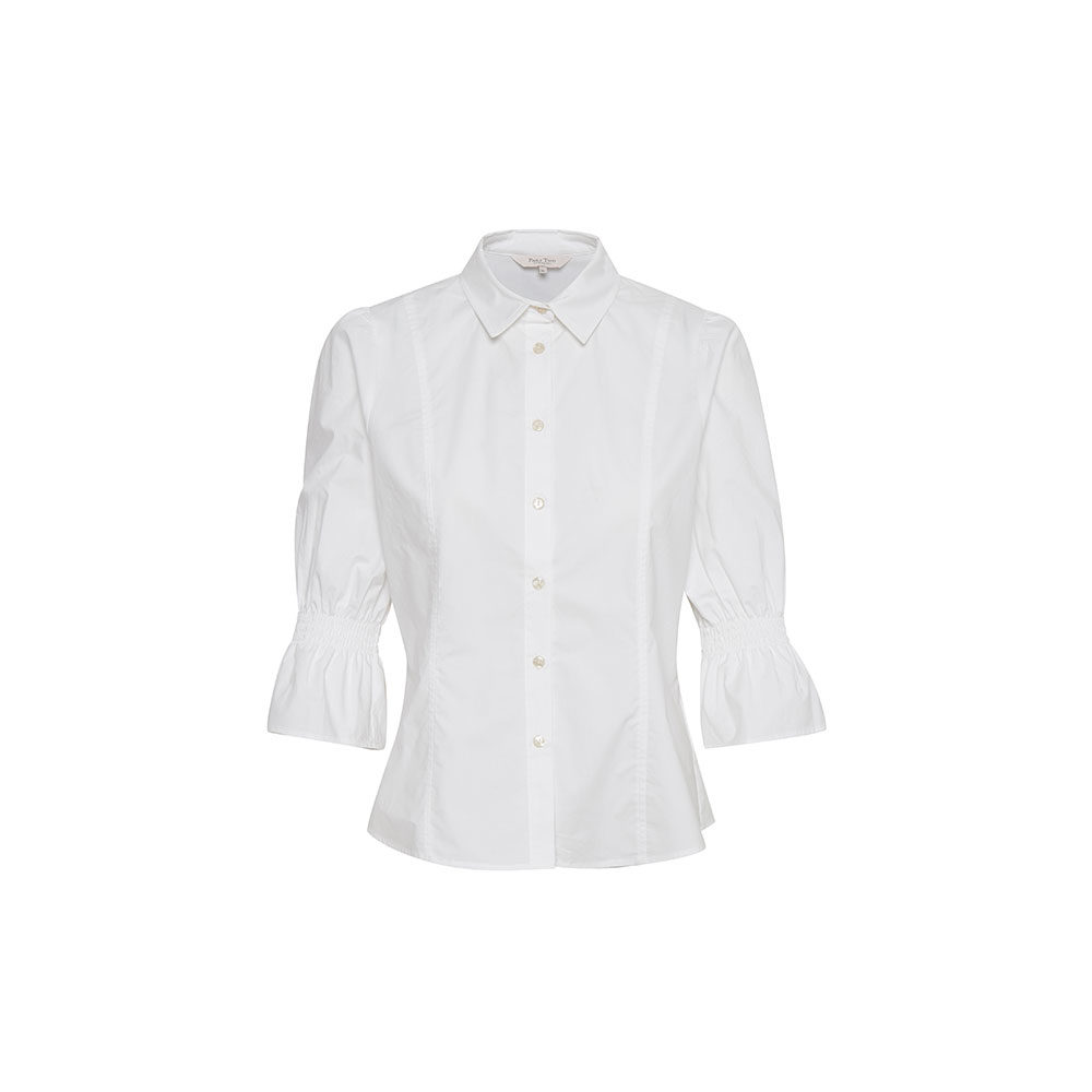 PartTwo Harleen puff sleeve shirt white 30305897