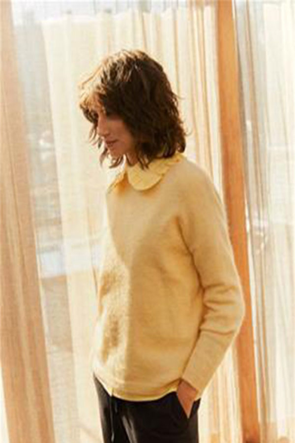 PartTwo Mynte sunlight yellow Mohair Wool sweater 30306560