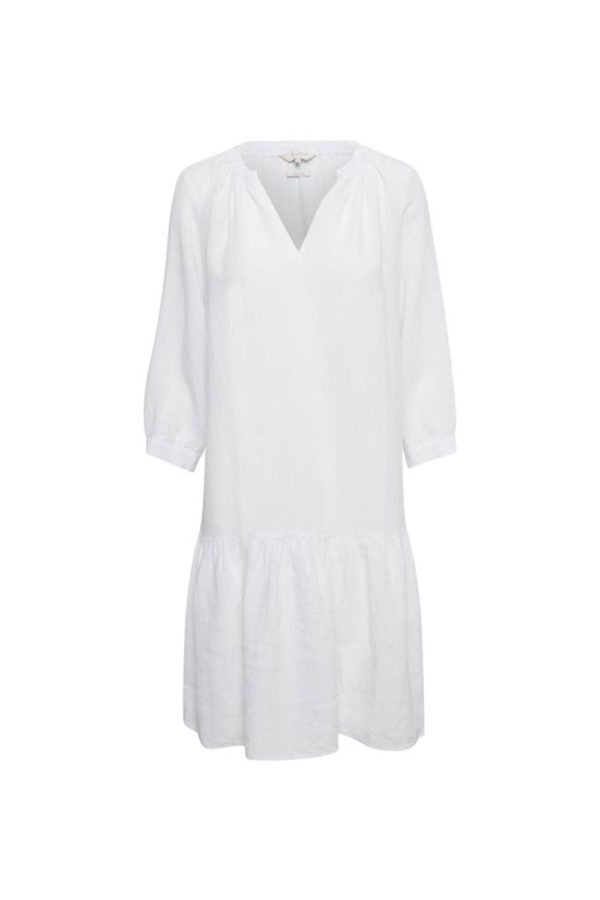PartTwo White Linen Chania Dress