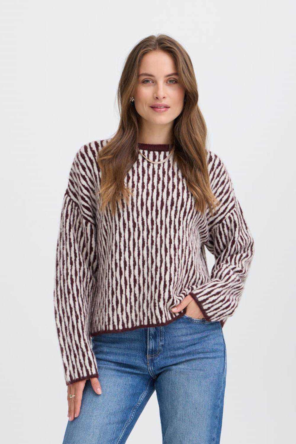 b.young byojula fig abstract jumper