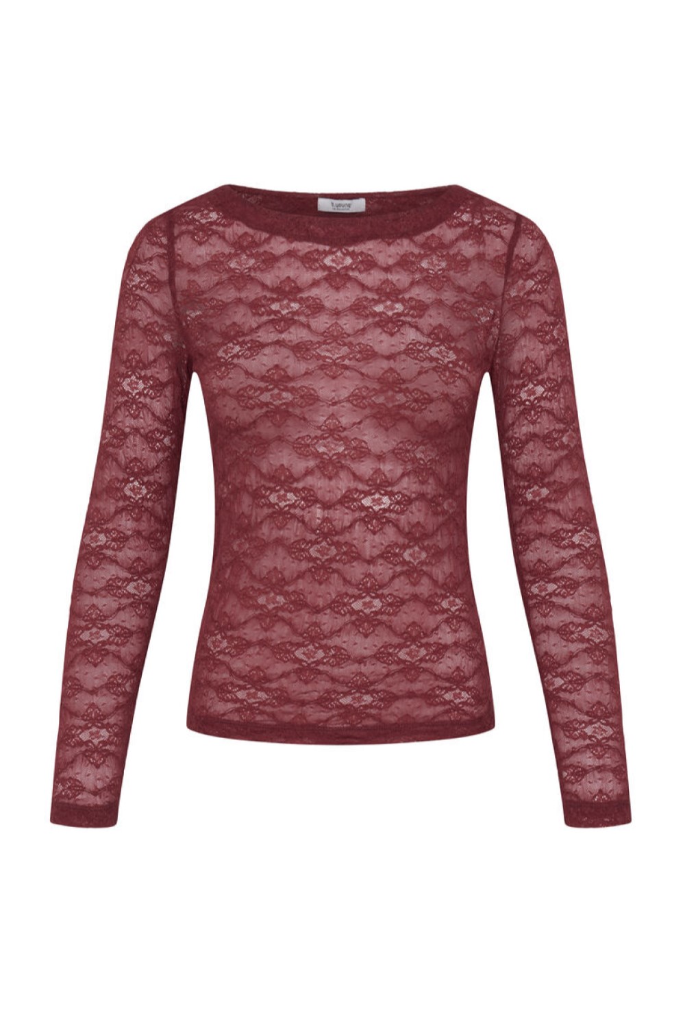b.young bypriya red lace top1