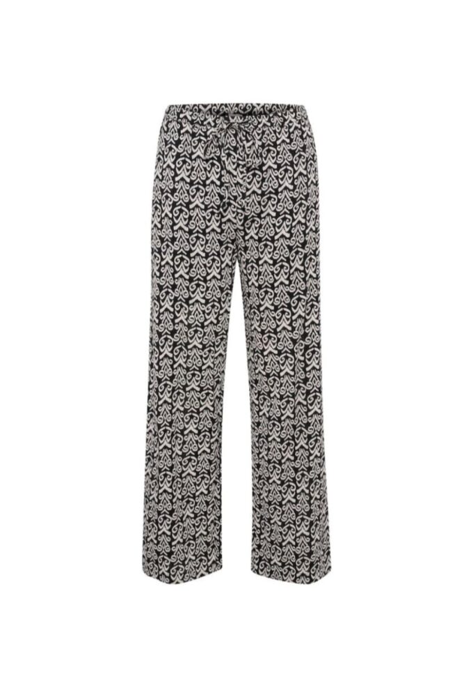 black small graphic print gabrella trousers part two1