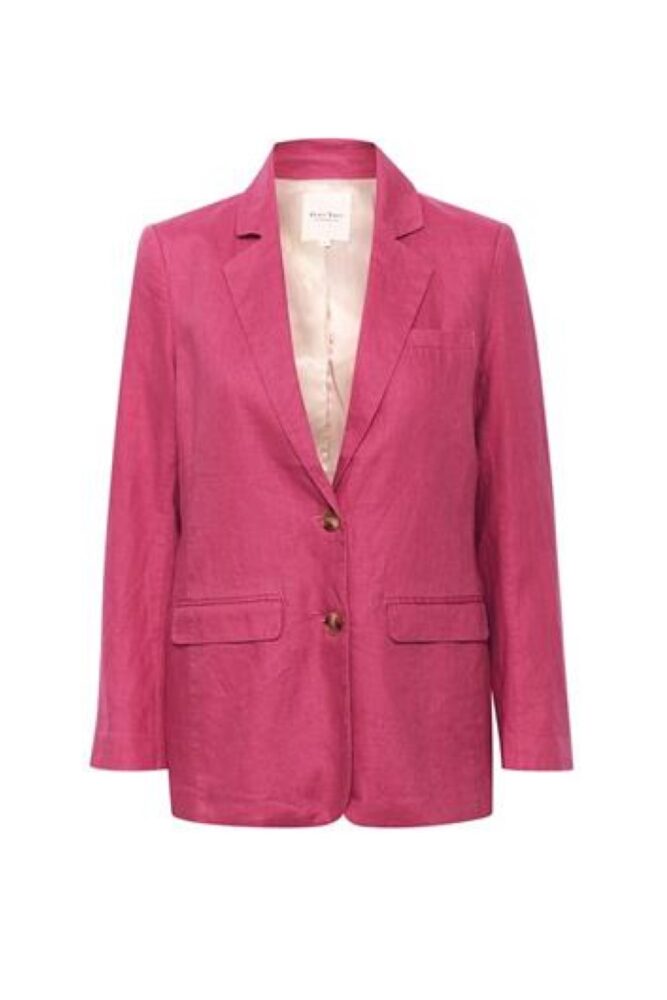 claret red nyan linen blazer part two