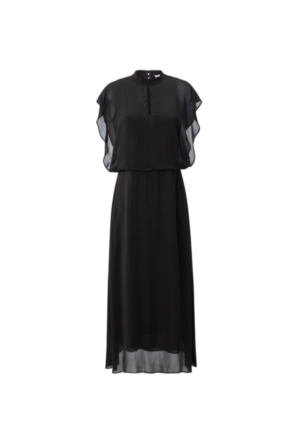 YAYA : Flowy Dress with Cap Sleeves - jojo Boutique