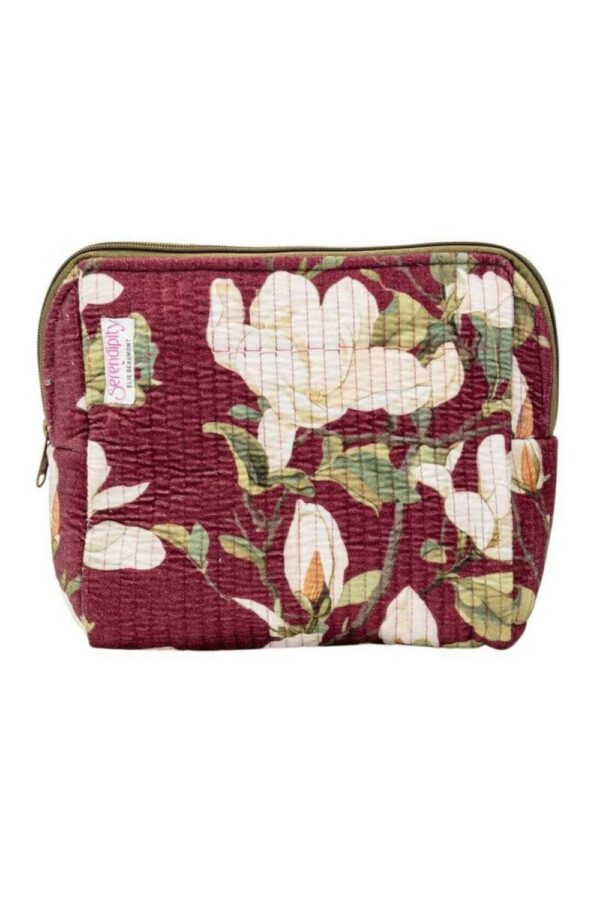 elie beaumont serendipity velvet vanity bag burgundy