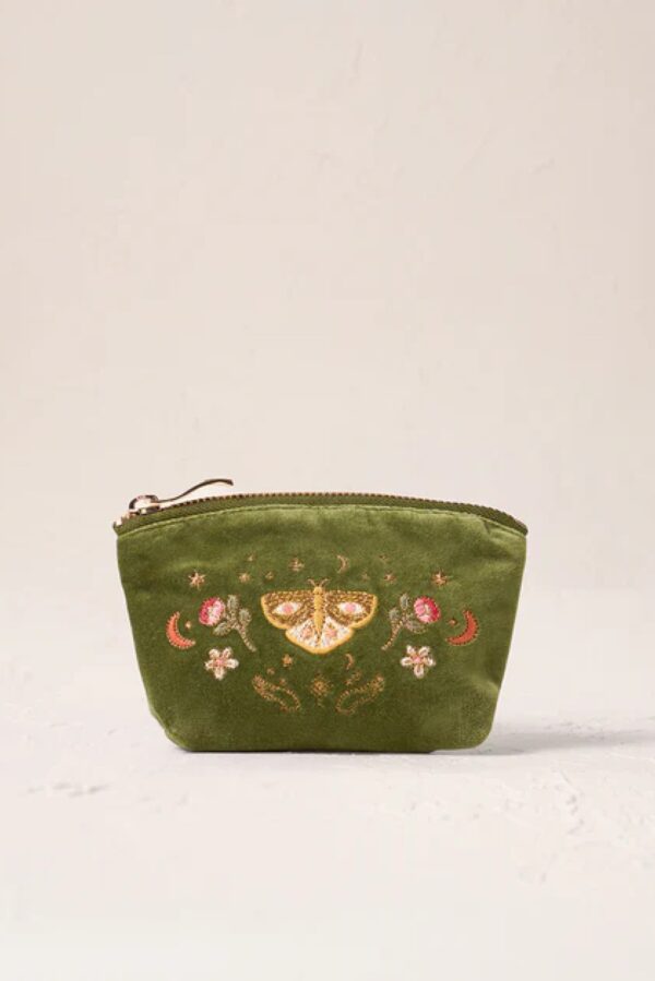 elizabeth scarlet Midnight Mysticism Velvet Coin Purse